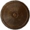 Ekena Millwork Shakuras Ceiling Medallion (Fits Canopies up to 5"), Hand-Painted Root Beer Crackle, 24"OD x 3"P CM24SHRBC - alternate 1